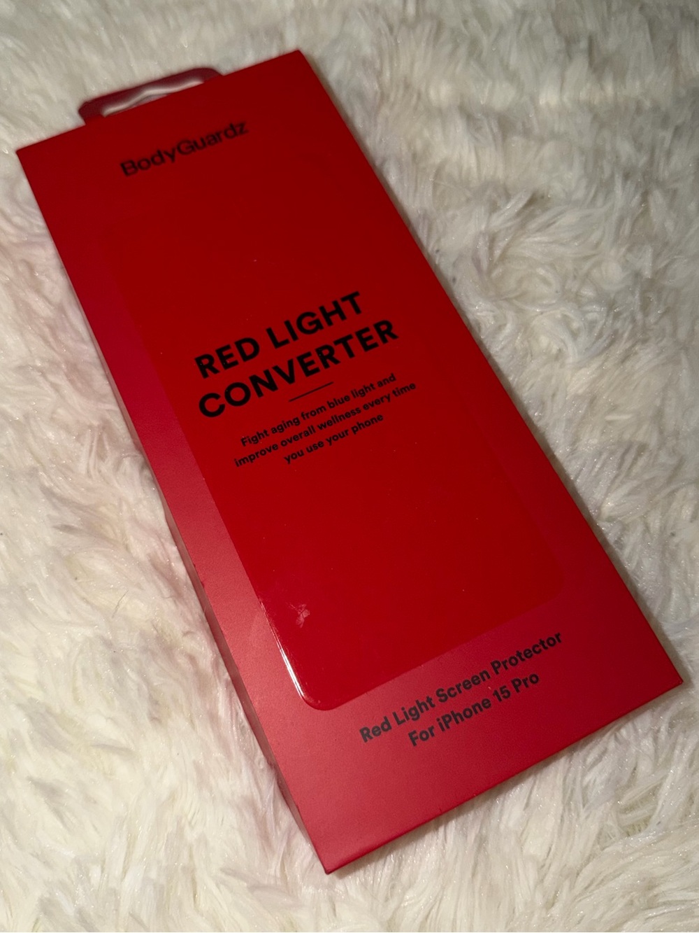 NWB BodyGuardz Red Light Converter Screen Protector IPhone 15 Pro